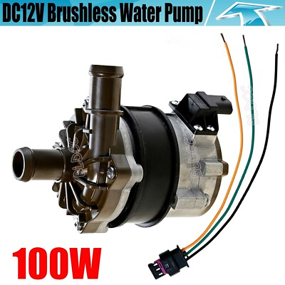 #ad Electric Water Circulation Pump 12V 100W PWM Car Automatic Engine Auxiliary Pump $69.99