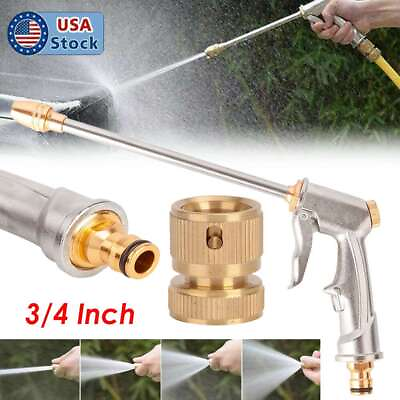 #ad High Pressure Power Gun Water Spray Car Clean Washer Tool Set Garden Hose Nozzle $13.71