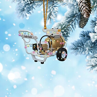 #ad Personalized Home Pressure Washers Washing Machines Christmas Ornament Xmas $19.99