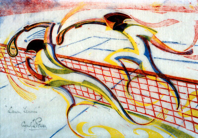 #ad Cyril Power Lawn Tennis 1933 17quot; x 22quot; Fine Art Print $79.99