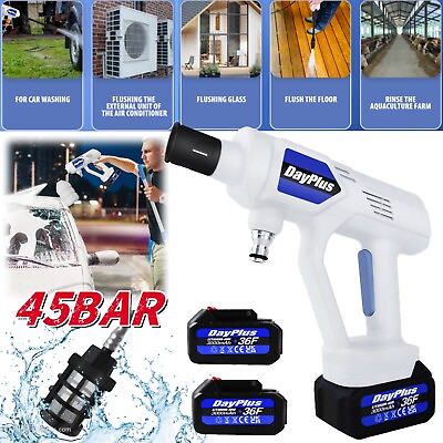 #ad Cordless Electric High Pressure Water Spray Car Gun Portable Washer Cleaner 21V $77.24