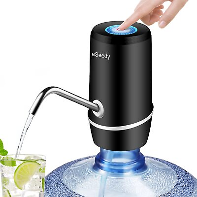 #ad Rechargeable Water Pump for 5Gallon Bottle Automatic Dispenser Portable Electric $16.70