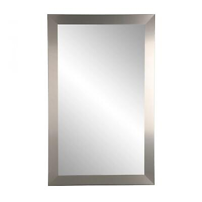 #ad Industrial Home Wall Mirror Brushed Nickel $247.49