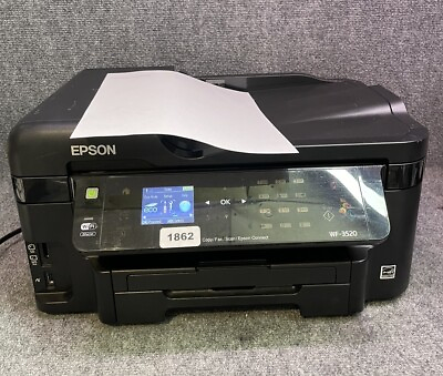 #ad Epson WorkForce WF 3520 Wireless All In One Inkjet Printer Copy Scan 1862 $85.99