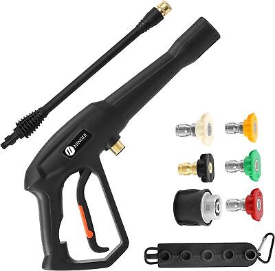 #ad M MINGLE Pressure Washer Gun with Replacement Extension Wand Compatible... $61.25