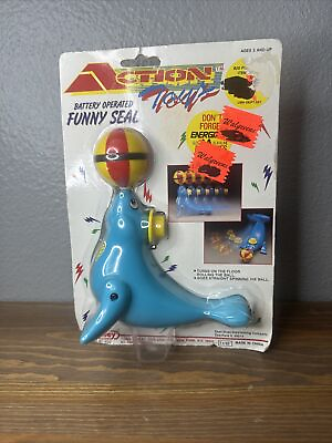 #ad Actions Toys Battery Operated Funny Seal Toy 1992 Manley toys $39.99