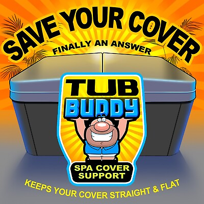 #ad Tub Buddy Hot Tub Cover and Spa Support EXTEND YOUR COVER LIFE Made in the US $99.95