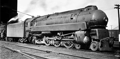 #ad Pennsylvania Railroad photo Bullet train Steam Locomotive 1120 K4 4 6 2 1940s $8.99