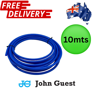 #ad JOHN GUEST 12mm Blue Tube Cold Water Pipe High Pressure Caravan Hose 10m Coil AU $44.95