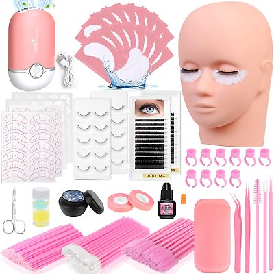 #ad Lash Extension Kit for Beginners Professional Eye Lashes Extension Kit with E... $43.12