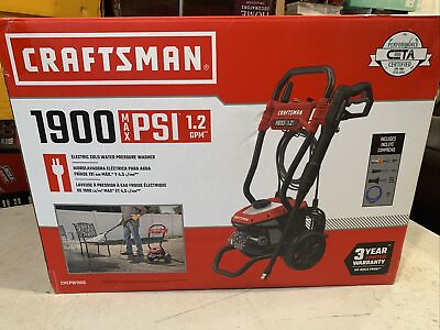#ad Electric Pressure Washer Cold Water 1900 PSI 1.2 GPM Corded CMEPW1900 $199.00