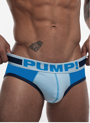 #ad New Pump Flash Brief Men#x27;s Underwear Cotton Sexy Low Cut Size M 28 30″ $13.00