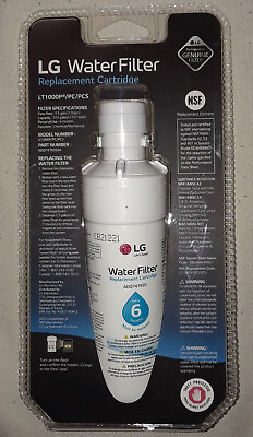 #ad One Sealed Genuine LG Water Filter Replacement Cartidge # LT1000P PC NSF ANSI 53 $45.00