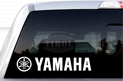 #ad #ad 2x YAMAHA with Logo Decals YAMAHA Stickers Helmet Bike ATV PWC Jetski UTV $5.00