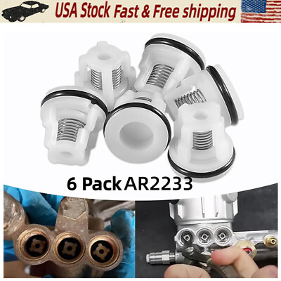 #ad 6 Pack Check Valve Kit AR2233 Replacement Pressure Washer Pumps Valve Kit $10.90