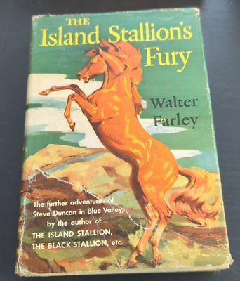 #ad The Island Stallion#x27;s Fury by Walter Farley HC DJ 1951  5th Printing $25.00
