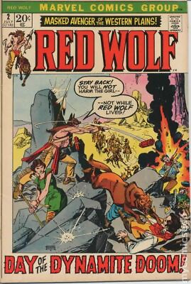 #ad Red Wolf #2 VG 4.0 1972 Stock Image Low Grade $7.10