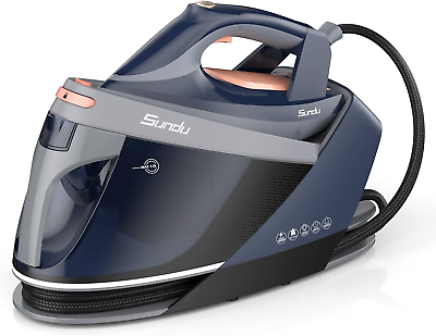 #ad Pro Steam Station with Ceramic Soleplate 1800W Steam Station Iron for Clothes w $300.36