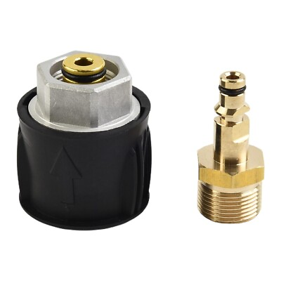 #ad Heavy Duty High Pressure Washer Hose Connector Converter M22 to K22 MM $15.87