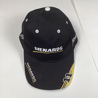 #ad Menards Black NASCAR Racing Hat Baseball Cap Paul Menard Number 11 Adjustable $13.95