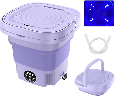 Upgraded 8L Portable Washer with Disinfection Dorm RV Travel #ad $271.71