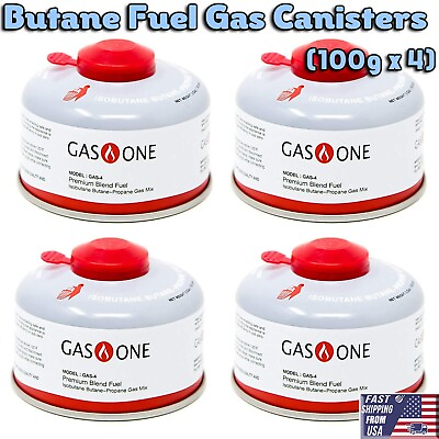 #ad 12 Pack GasOne Butane Fuel Gas Canisters Portable Camp Camping Stove Cartridge $106.17