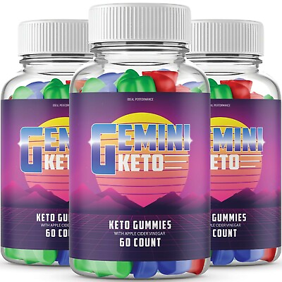 #ad Gemini Keto Gummies 180 Gummies $79.95