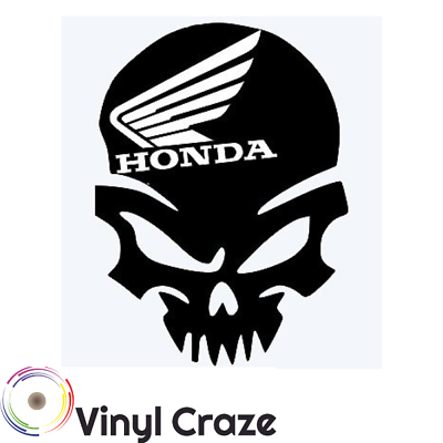 #ad Punisher Skull JDM Racing ANY Color Vinyl Decal Fits Honda Wing Civic Vtec Si $22.99