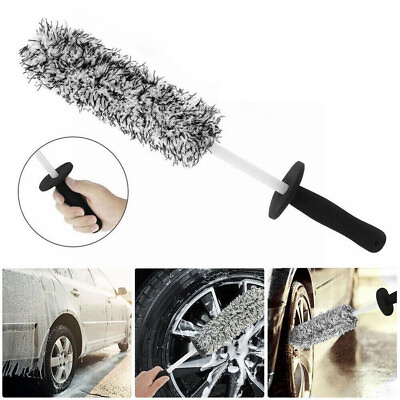 #ad 16.5quot; Car Wheel Brush Rim Tire Seat Wash Safe Cleaning Auto Truck Detailing Tool $12.21