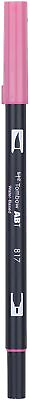 #ad Tombow Dual Brush Marker Open Stock 817 Mauve $9.31