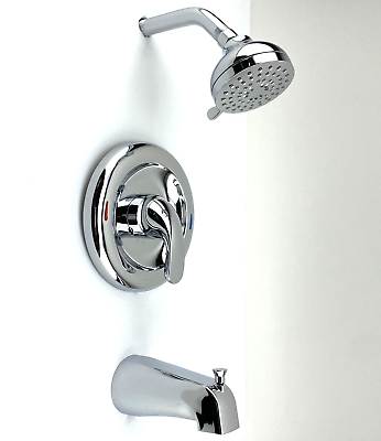 #ad 🆕 Moen 82603 Adler Tub Shower Faucet Package w VALVE 4 Spray Head Chrome $69.97