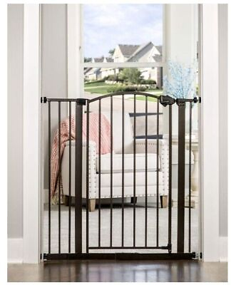 Baby Safety Gate Tall Walk Thru Pet Fence Indoor Security Dog Door Wide #ad $39.59