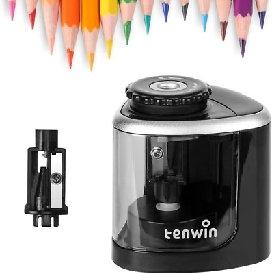 #ad #ad Electric Pencil Sharpener Battery Powered and Portable Pencil Sharpeners black $9.98