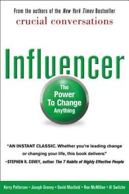 #ad Influencer: The Power to Change Anything Hardcover By Patterson Kerry GOOD $3.97