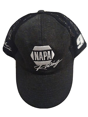 #ad #ad Men#x27;s Napa Racing #9 Chase Elliott Black Gray Trucker Hat Hendrick Motorsports $10.69