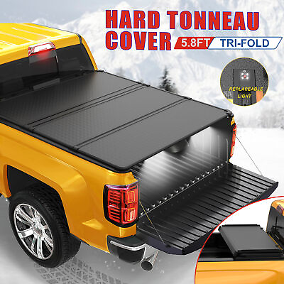 #ad #ad 5.8FT Hard Tonneau Cover Truck Bed For 2019 2024 Chevy Silverado GMC Sierra 1500 $395.79