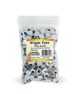 Wiggle Eyes Paste On 12 mm Black Products Plastic Eyeball Googly Arts amp; Craft... #ad #ad $33.14