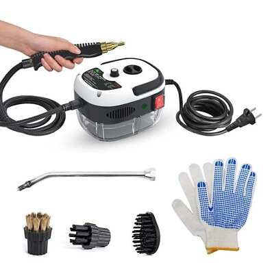 #ad 2500W Portable Steam Cleaner: High Temperature Jet Washer for Home $94.99