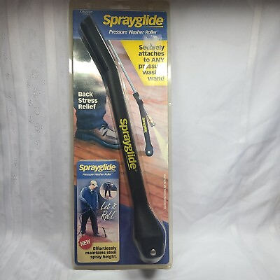 #ad Sprayglide Pressure Washer Roller Adjustable Attachment Spray Wand Gun Nozzle $16.97