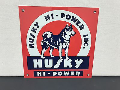 #ad Husky hi power oil gasoline advertising sign $19.99