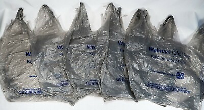 #ad #ad Walmart Plastic Grocery Bags Single Use Clean Folded Art Crafts Trash Bag $9.99