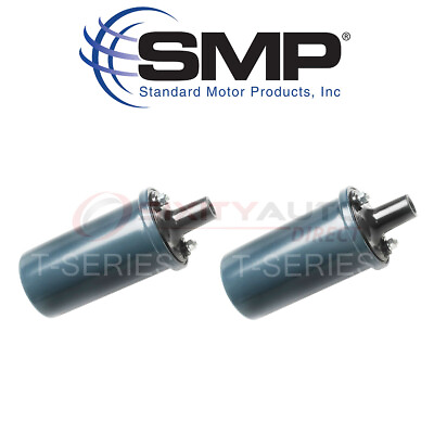 #ad 2 pc SMP T Series Ignition Coil for 1930 Nash Series 450 Wire Boot Spark gc $64.48