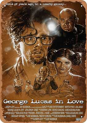 #ad Metal Sign George Lucas in Love 1999 Vintage Look $18.66