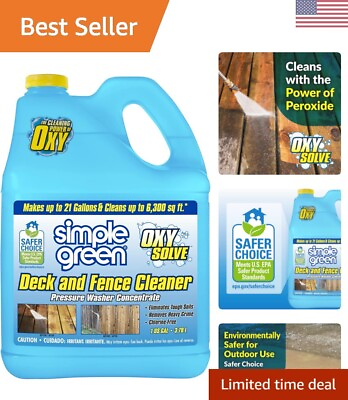#ad Biodegradable Deck and Fence Pressure Washer Cleaner Removes Grime and Stains $45.99