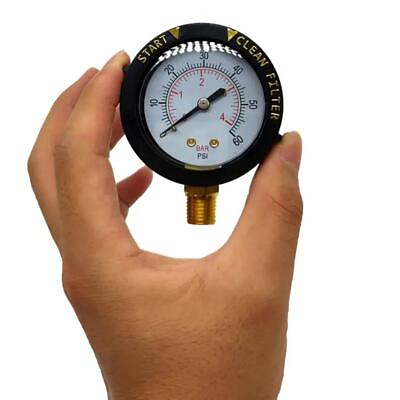 #ad 0 60PSI filter pressure gauge sand tank swimming pool pressure gauge $12.89