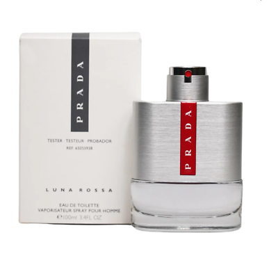 #ad Prada Luna Rossa 3.3 3.4 oz Eau De Toilette 100 ml Spray For Men IN WHITE BOX $74.99