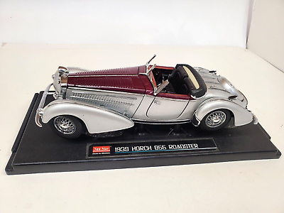 #ad 1939 Horch 855 Silver Red 1:18 Model by Sunstar $87.99