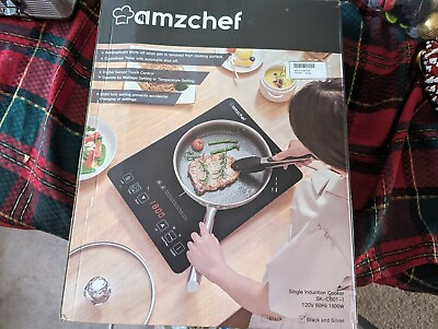 #ad #ad Amzchef SK CB01 1 Black 1800 Watt Ultra Thin Cooktop Single Induction Cooker $59.99