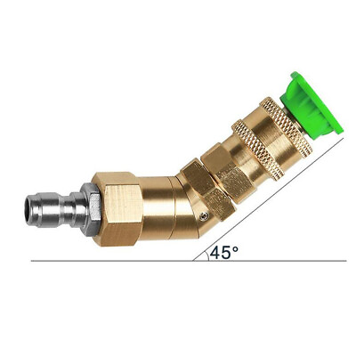 #ad Quick Adapter Pivoting Coupler for Pressure Washer Nozzle3600PSI 360 $17.11