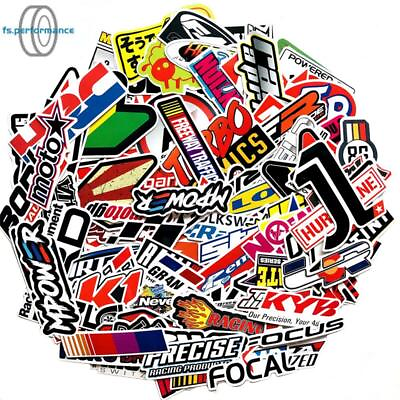 #ad 100PCS JDM Stickers Pack Car Motorcycle Racing Motocross Helmet Vinyl Decals Lot $5.49